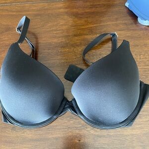 Aerie padded plunging Black Women Bra 34D new